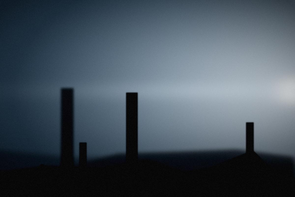 Weather closing in from the sea.